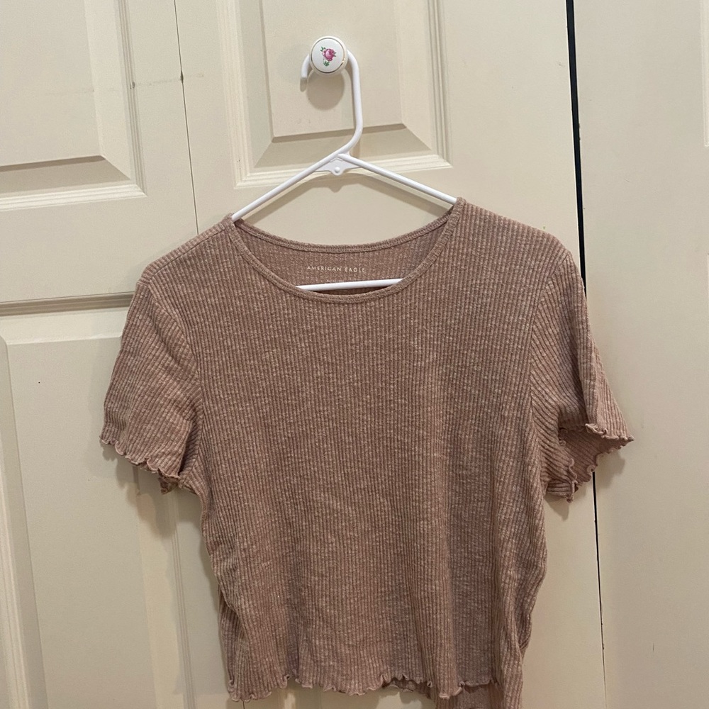 Short Sleeve American Eagle soft crop top